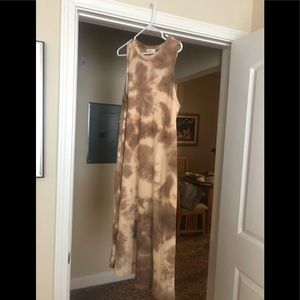 Tie dye midi dress